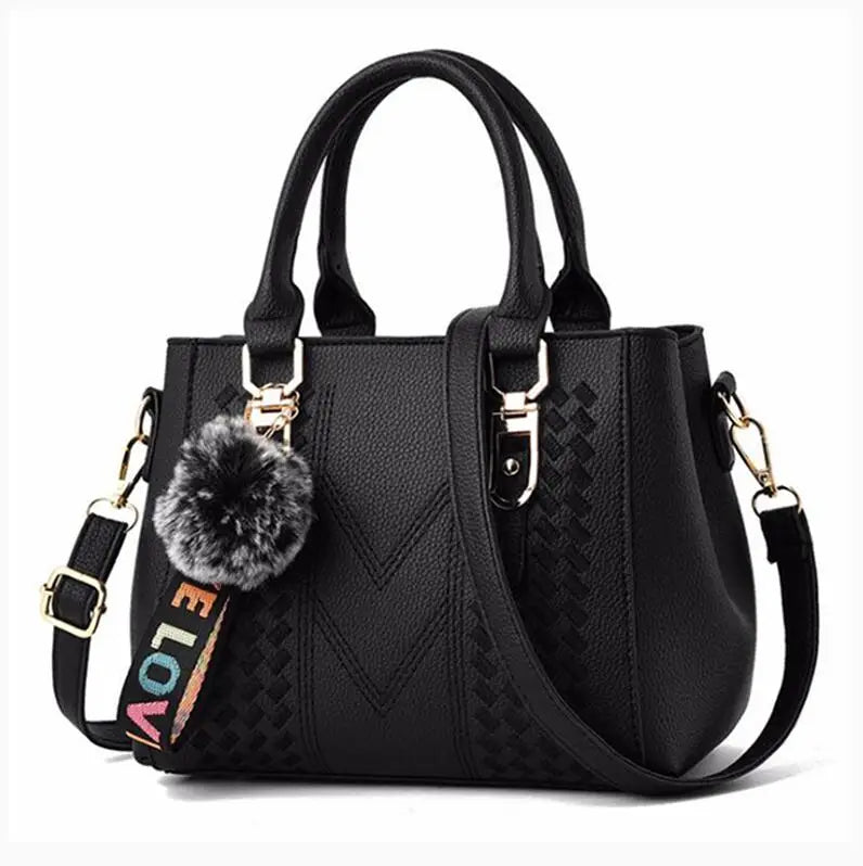 Women's Embroidered Leather Handbag