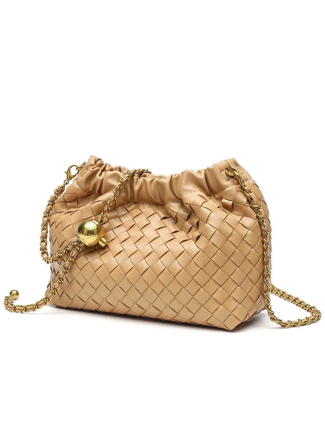 Woven Cloud Crossbody Bag
