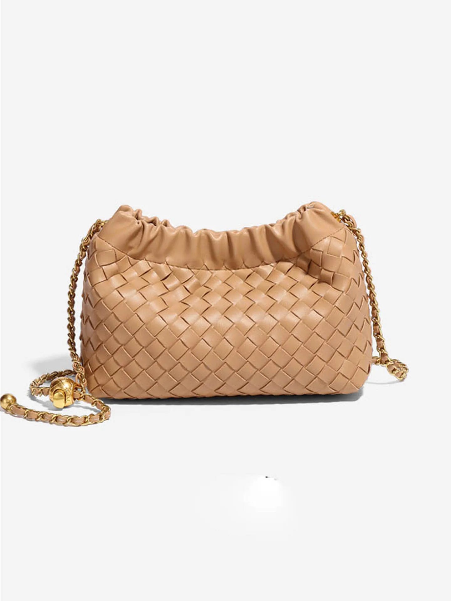 Woven Cloud Crossbody Bag