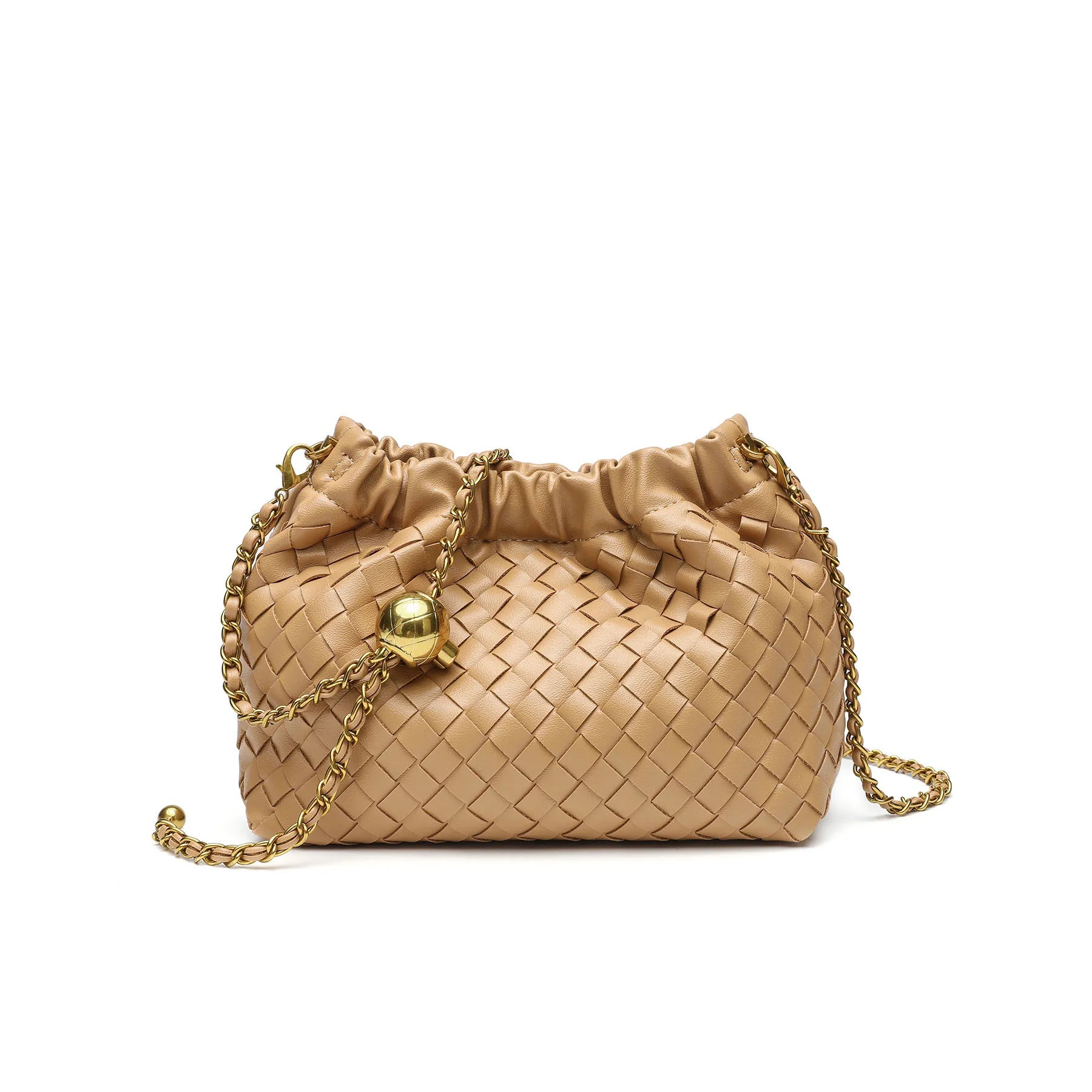 Woven Cloud Crossbody Bag