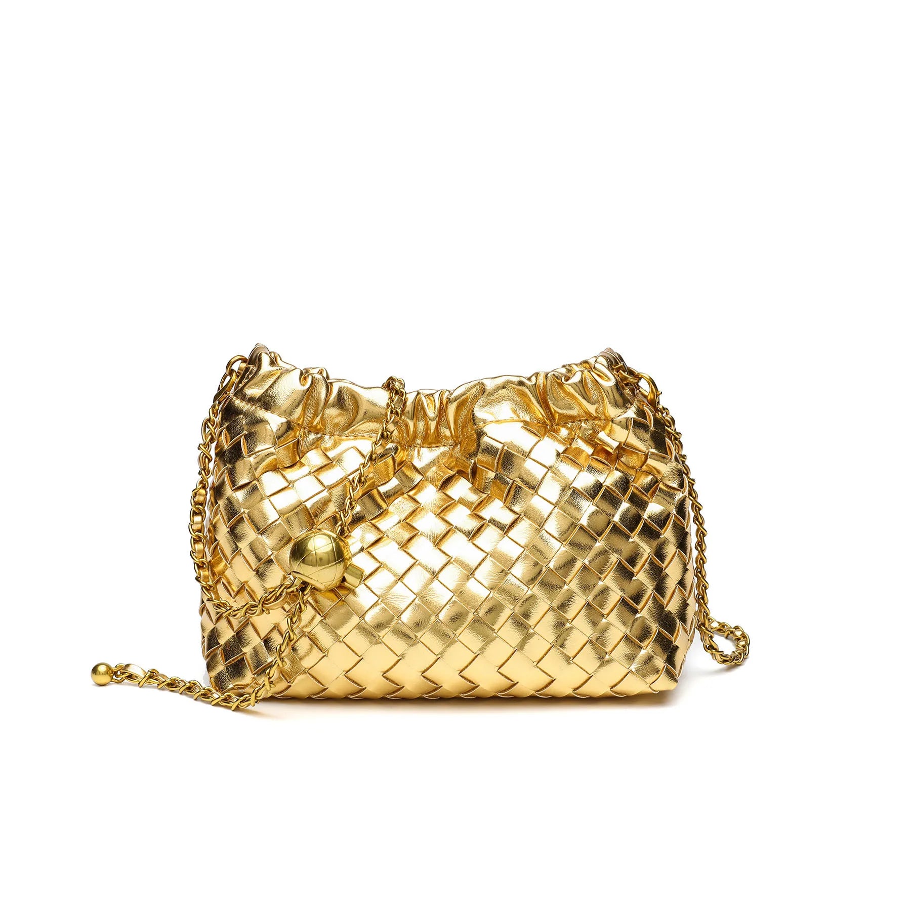 Woven Cloud Crossbody Bag